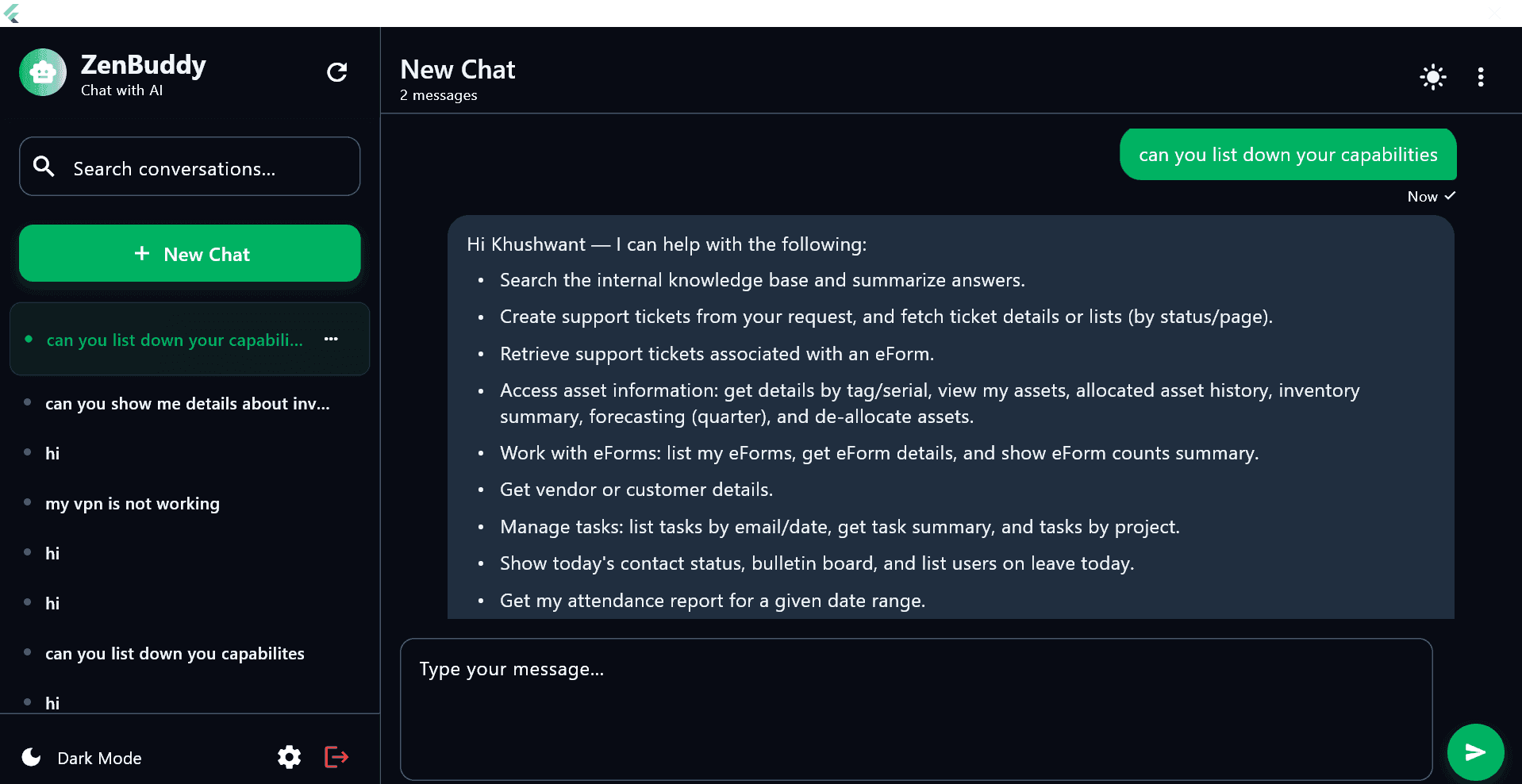 AI Agent for knowledgebase preview